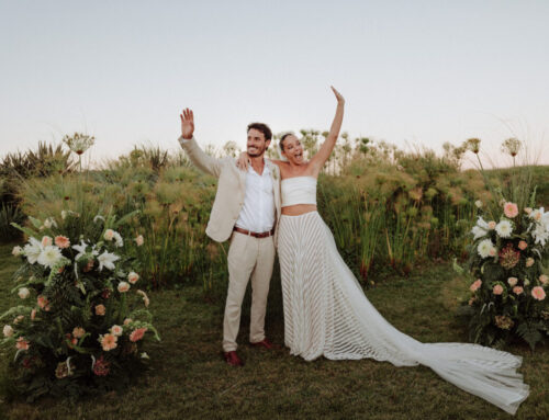 El casamiento de Delfina Guerra y Santiago Rama en una chacra marítima